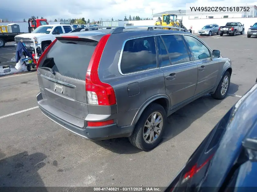 2012 Volvo Xc90 3.2/3.2 Platinum/3.2 Premier Plus VIN: YV4952CZ9C1618752 Lot: 41740821