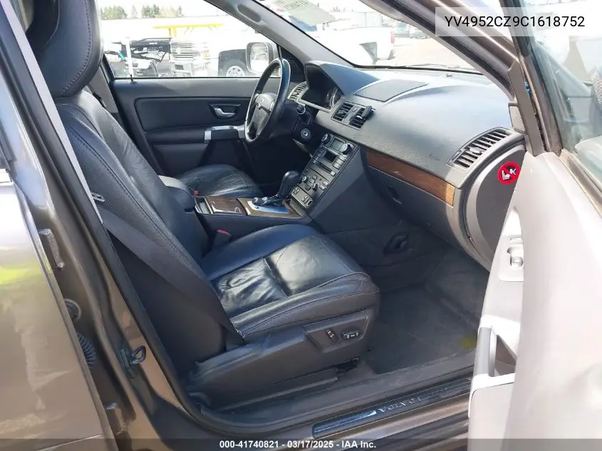 2012 Volvo Xc90 3.2/3.2 Platinum/3.2 Premier Plus VIN: YV4952CZ9C1618752 Lot: 41740821