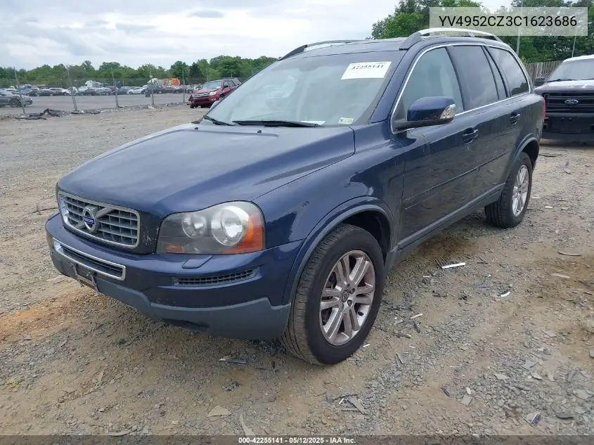 2012 Volvo Xc90 3.2/3.2 Platinum/3.2 Premier Plus VIN: YV4952CZ3C1623686 Lot: 42255141