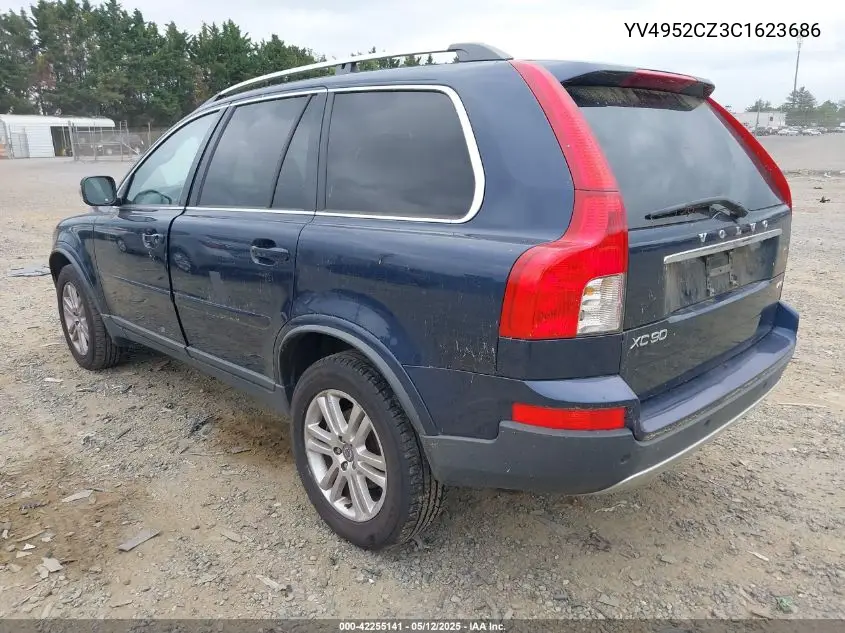 2012 Volvo Xc90 3.2/3.2 Platinum/3.2 Premier Plus VIN: YV4952CZ3C1623686 Lot: 42255141