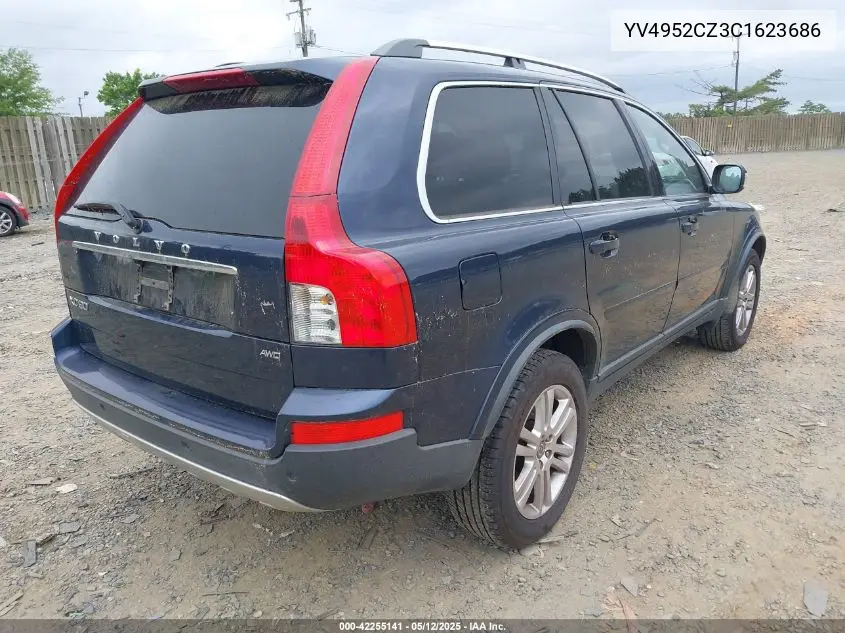 2012 Volvo Xc90 3.2/3.2 Platinum/3.2 Premier Plus VIN: YV4952CZ3C1623686 Lot: 42255141