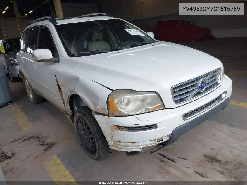 2012 Volvo Xc90 3.2 Platinum VIN: YV4952CY7C1615789 Lot: 42591084