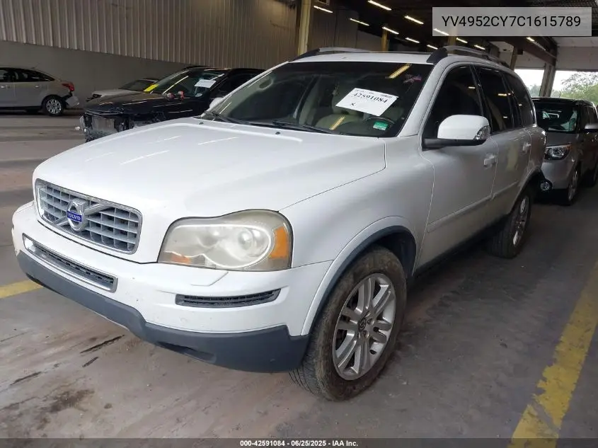 2012 Volvo Xc90 3.2 Platinum VIN: YV4952CY7C1615789 Lot: 42591084
