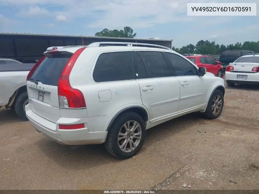 2013 Volvo Xc90 3.2/3.2 Platinum/3.2 Premier Plus VIN: YV4952CY6D1670591 Lot: 42589879