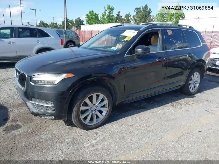 2016 Volvo Xc90 T6 Momentum VIN: YV4A22PK7G1069884 Lot: 42247951