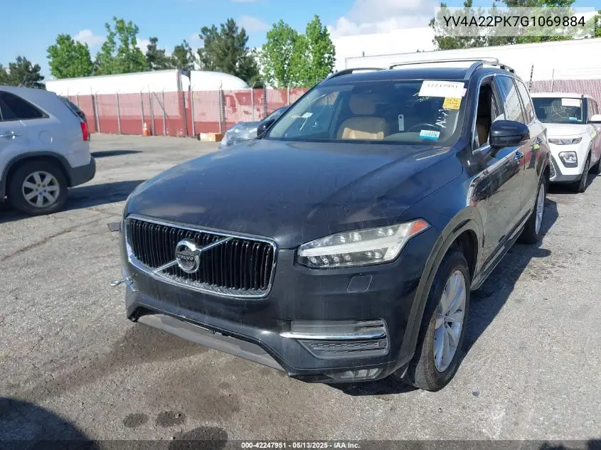 2016 Volvo Xc90 T6 Momentum VIN: YV4A22PK7G1069884 Lot: 42247951