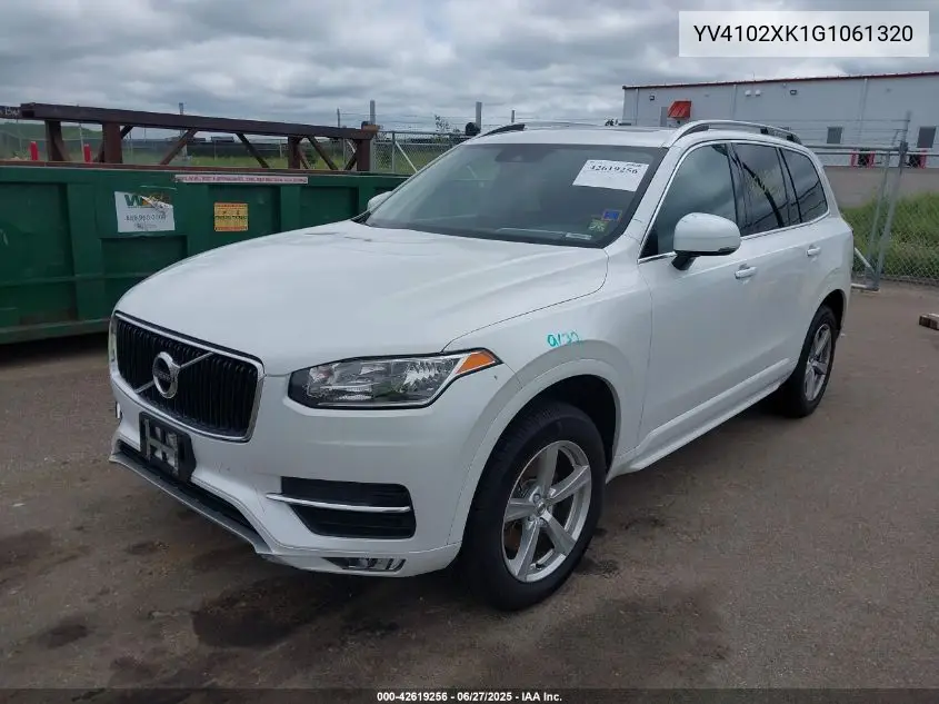 2016 Volvo Xc90 T5 Momentum VIN: YV4102XK1G1061320 Lot: 42619256