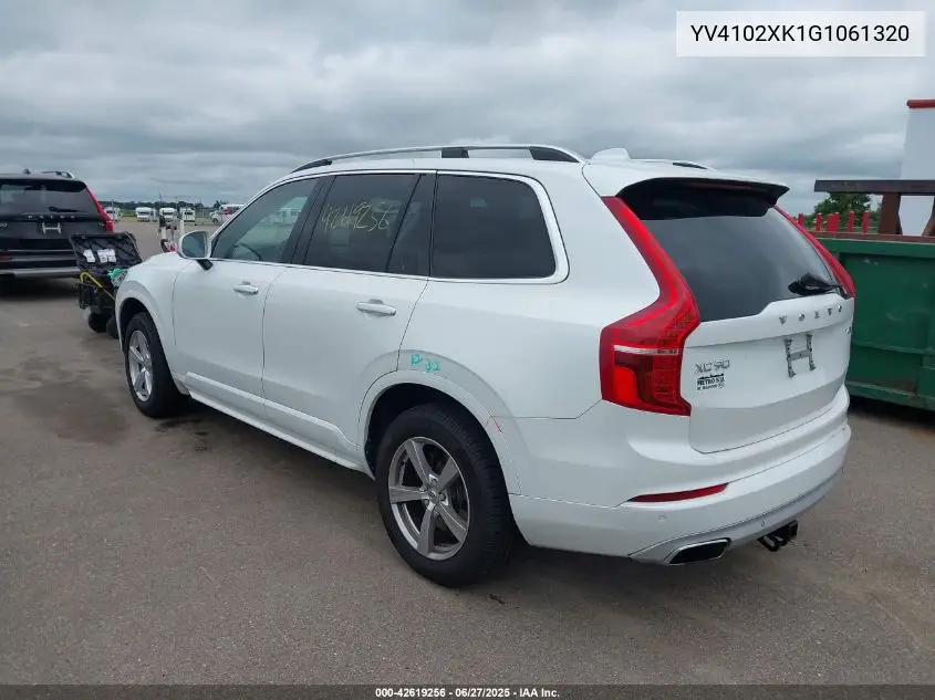 2016 Volvo Xc90 T5 Momentum VIN: YV4102XK1G1061320 Lot: 42619256