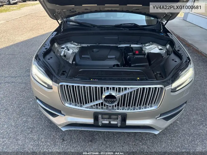 2016 Volvo Xc90 T6 VIN: YV4A22PLXG1000681 Lot: 42738468