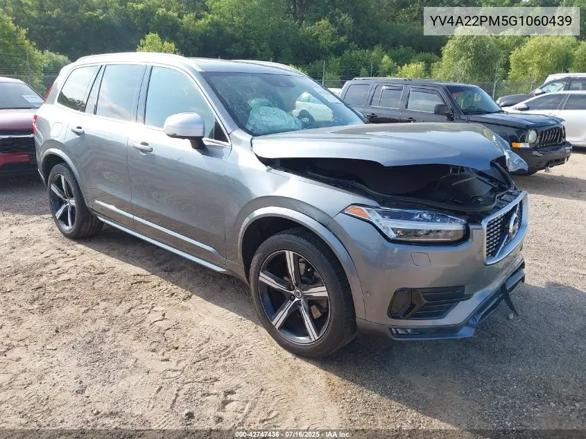 2016 Volvo Xc90 T6 R-Design VIN: YV4A22PM5G1060439 Lot: 42747436