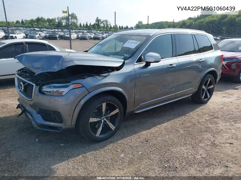 2016 Volvo Xc90 T6 R-Design VIN: YV4A22PM5G1060439 Lot: 42747436