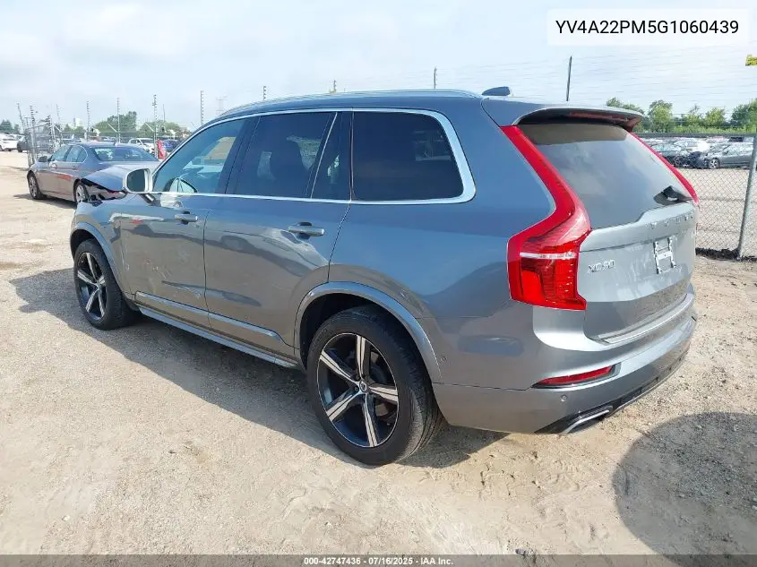 2016 Volvo Xc90 T6 R-Design VIN: YV4A22PM5G1060439 Lot: 42747436