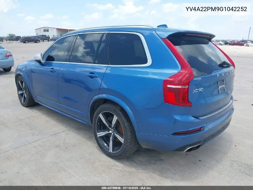 2016 Volvo Xc90 T6 R-Design VIN: YV4A22PM9G1042252 Lot: 42759438