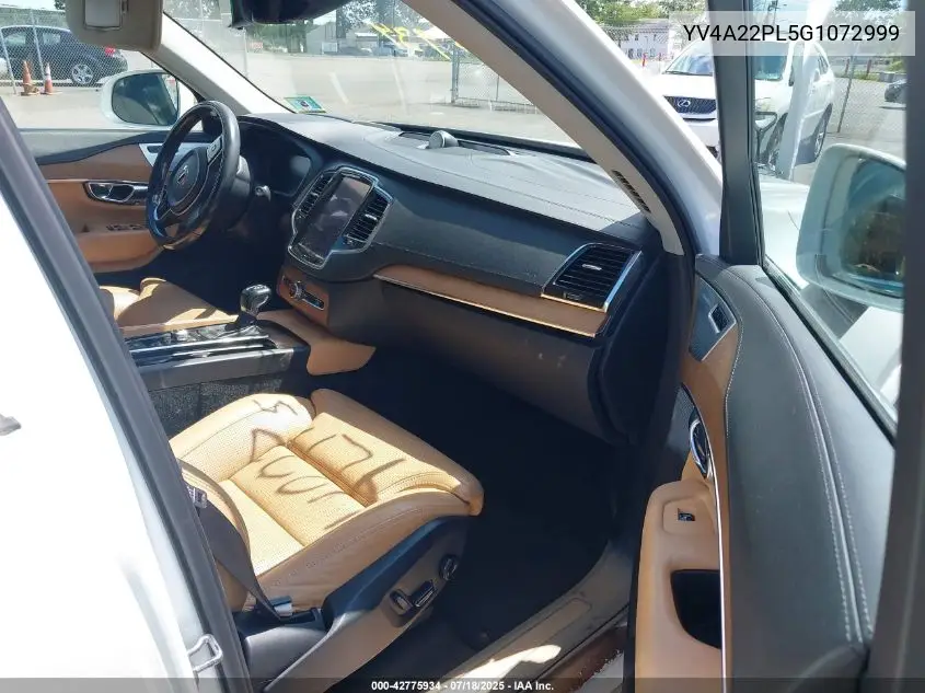 2016 Volvo Xc90 T6 Inscription VIN: YV4A22PL5G1072999 Lot: 42775934