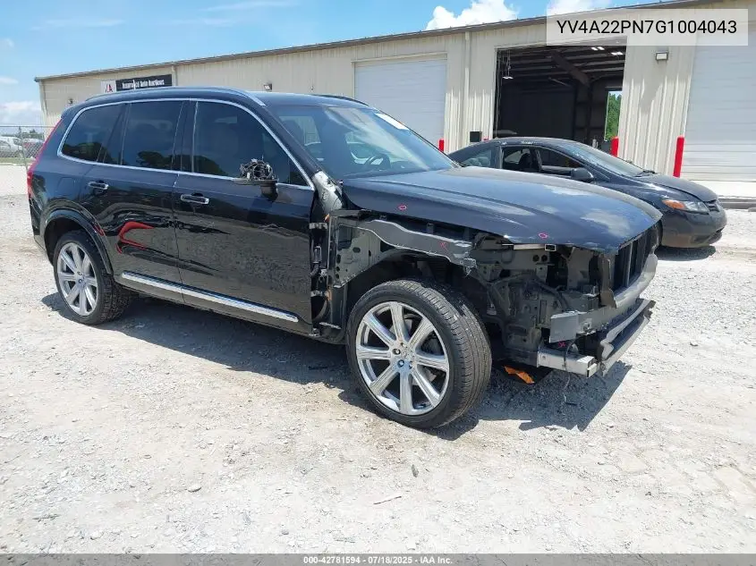 2016 Volvo Xc90 T6 First Edition VIN: YV4A22PN7G1004043 Lot: 42781594