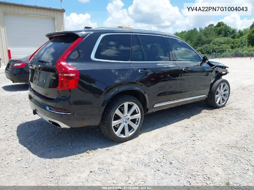2016 Volvo Xc90 T6 First Edition VIN: YV4A22PN7G1004043 Lot: 42781594