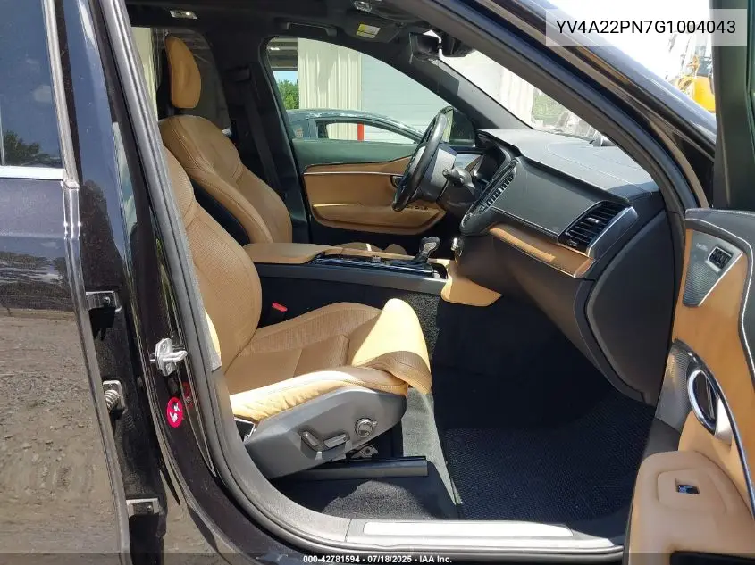 2016 Volvo Xc90 T6 First Edition VIN: YV4A22PN7G1004043 Lot: 42781594