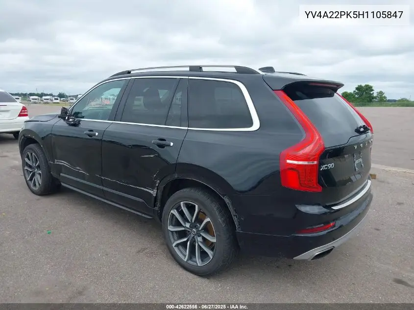 2017 Volvo Xc90 T6 Momentum VIN: YV4A22PK5H1105847 Lot: 42622556