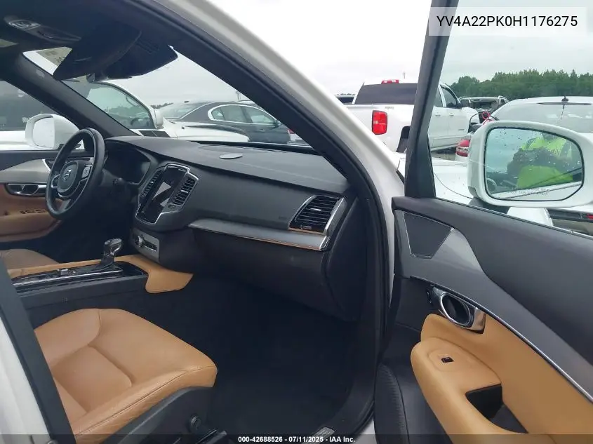 2017 Volvo Xc90 T6 Momentum VIN: YV4A22PK0H1176275 Lot: 42688526