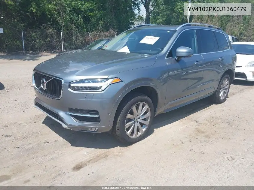 2018 Volvo Xc90 T5 Momentum VIN: YV4102PK0J1360479 Lot: 42646957