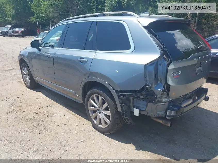 2018 Volvo Xc90 T5 Momentum VIN: YV4102PK0J1360479 Lot: 42646957