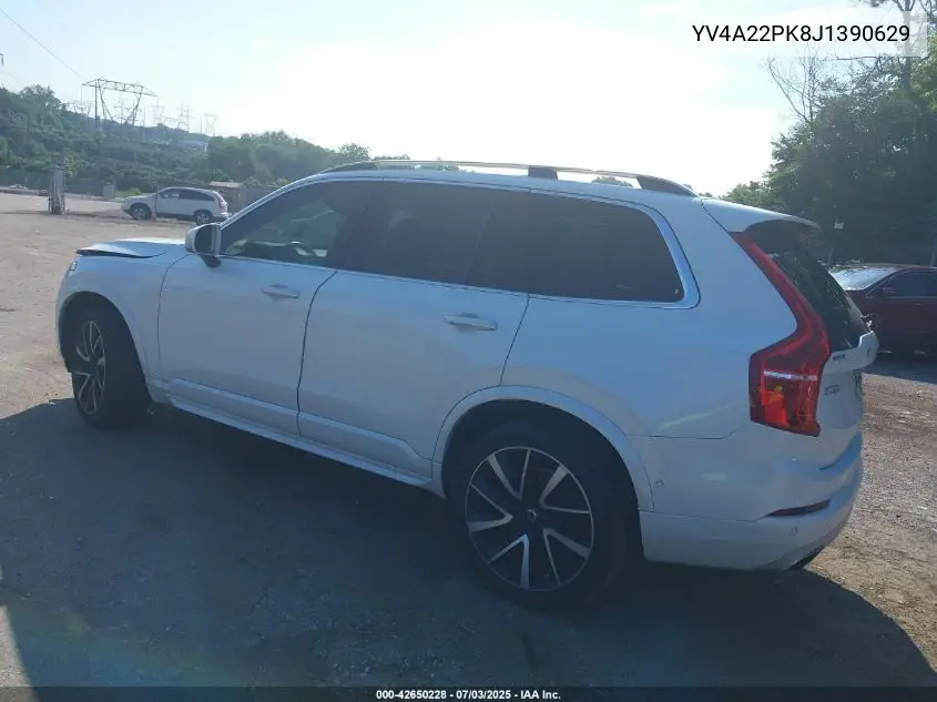 2018 Volvo Xc90 T6 Momentum VIN: YV4A22PK8J1390629 Lot: 42650228
