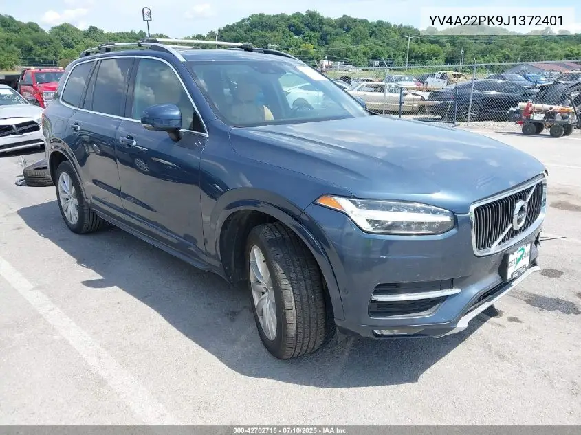 2018 Volvo Xc90 T6 Momentum VIN: YV4A22PK9J1372401 Lot: 42702715