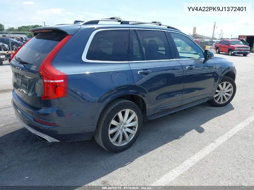 2018 Volvo Xc90 T6 Momentum VIN: YV4A22PK9J1372401 Lot: 42702715