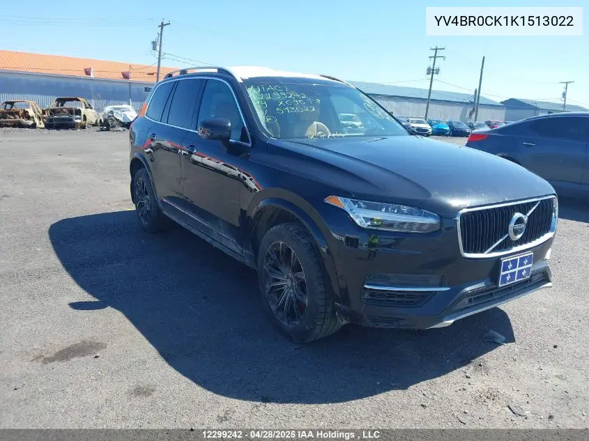 2019 Volvo Xc90 T8 VIN: YV4BR0CK1K1513022 Lot: 12299242