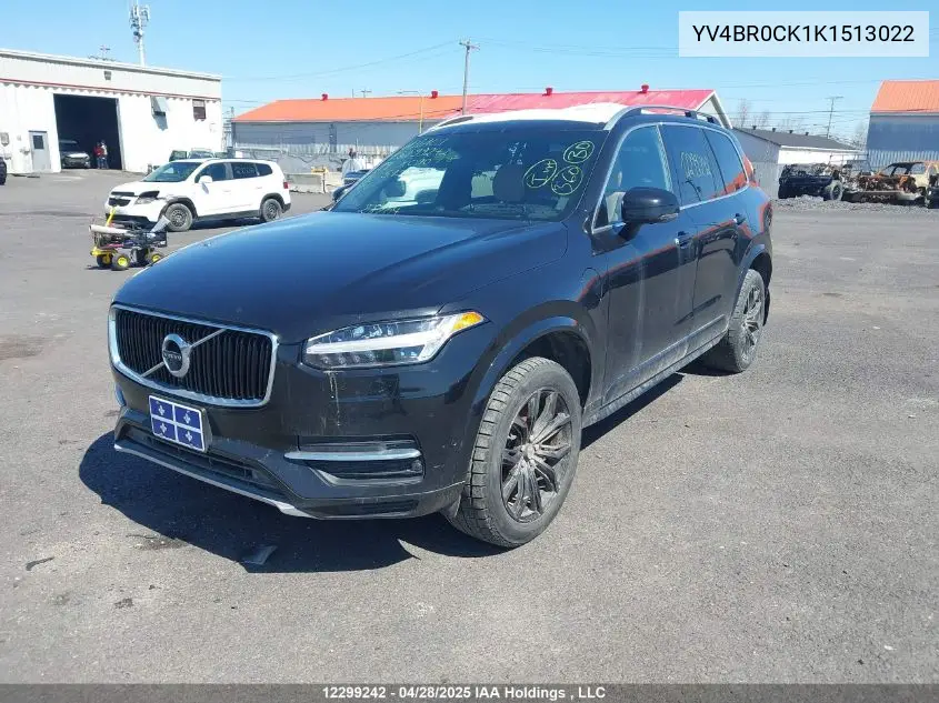 2019 Volvo Xc90 T8 VIN: YV4BR0CK1K1513022 Lot: 12299242