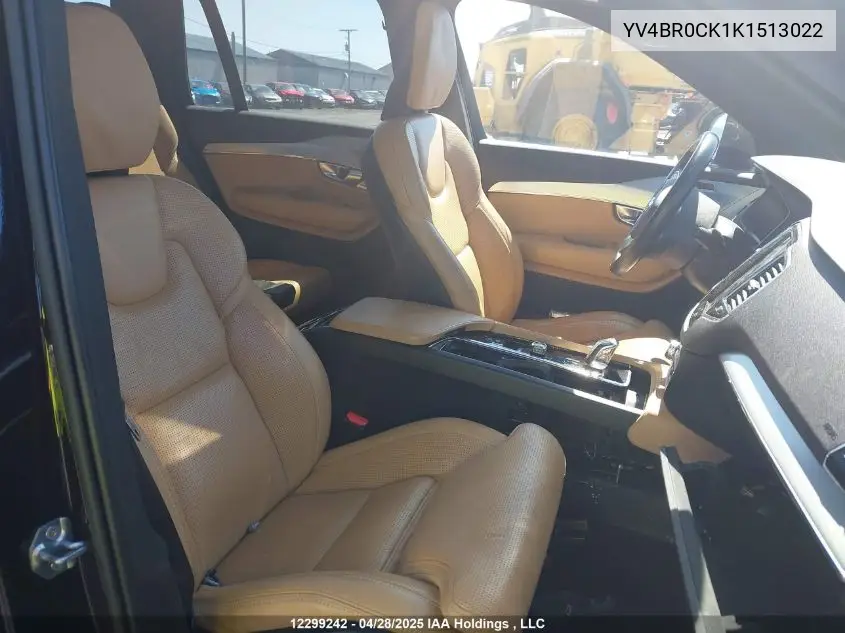 2019 Volvo Xc90 T8 VIN: YV4BR0CK1K1513022 Lot: 12299242