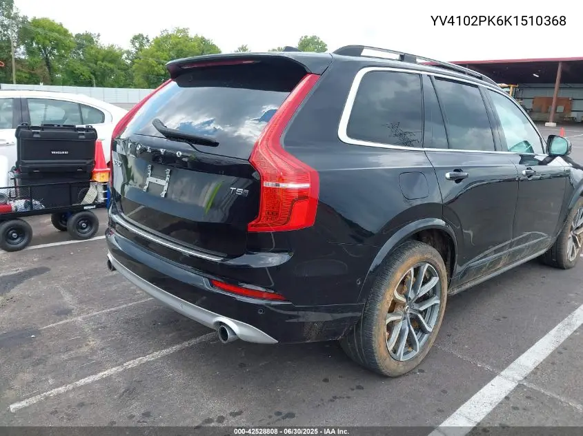 2019 Volvo Xc90 T5 Momentum VIN: YV4102PK6K1510368 Lot: 42528808