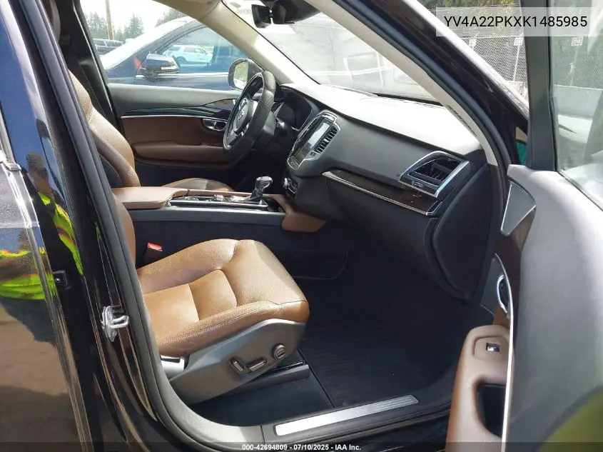 2019 Volvo Xc90 T6 Momentum VIN: YV4A22PKXK1485985 Lot: 42694809