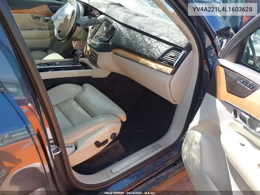 2020 Volvo Xc90 T6 Inscription 6 Passenger VIN: YV4A221L4L1603628 Lot: 41999980