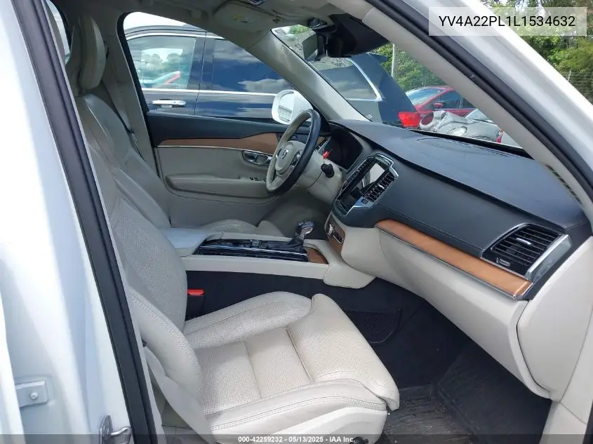 2020 Volvo Xc90 T6 Inscription 7 Passenger VIN: YV4A22PL1L1534632 Lot: 42259232