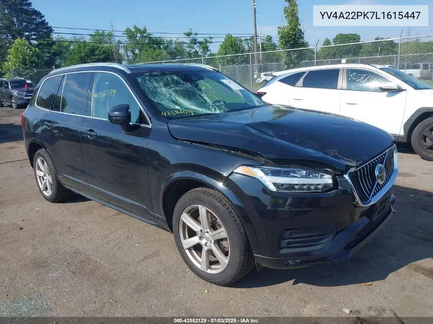 2020 Volvo Xc90 T6 Momentum 7 Passenger VIN: YV4A22PK7L1615447 Lot: 42582129