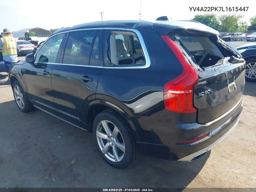 2020 Volvo Xc90 T6 Momentum 7 Passenger VIN: YV4A22PK7L1615447 Lot: 42582129