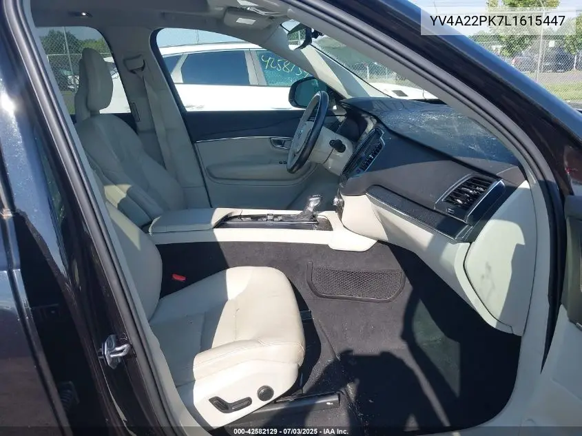 2020 Volvo Xc90 T6 Momentum 7 Passenger VIN: YV4A22PK7L1615447 Lot: 42582129