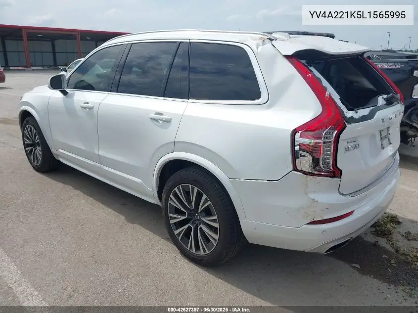 2020 Volvo Xc90 T6 Momentum 6 Passenger VIN: YV4A221K5L1565995 Lot: 42627357