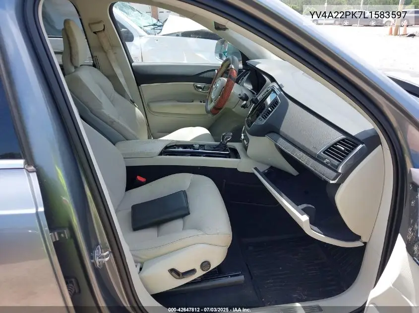 2020 Volvo Xc90 T6 Momentum 7 Passenger VIN: YV4A22PK7L1583597 Lot: 42647812