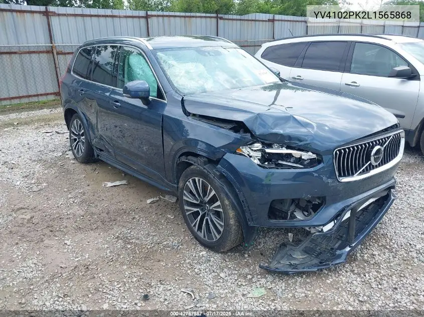 2020 Volvo Xc90 T5 Momentum 7 Passenger VIN: YV4102PK2L1565868 Lot: 42767587