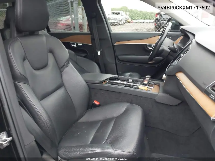 2021 Volvo Xc90 Recharge Plug-In Hybrid T8 Inscription Expression 7 Passenger VIN: YV4BR0CKXM1717692 Lot: 42555123