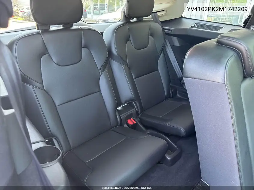 2021 Volvo Xc90 T5 Momentum VIN: YV4102PK2M1742209 Lot: 42604622