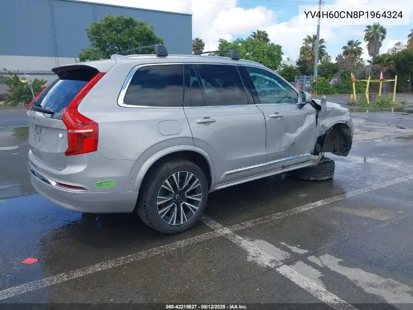 2023 Volvo Xc90 Recharge Plug-In Hybrid T8 Plus Bright Theme 7-Seater VIN: YV4H60CN8P1964324 Lot: 42215627