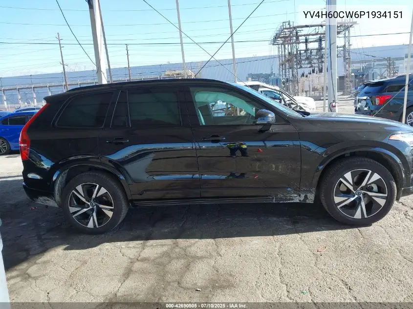 2023 Volvo Xc90 T8 Plus Dark Theme 7-Seater VIN: YV4H60CW6P1934151 Lot: 42690505
