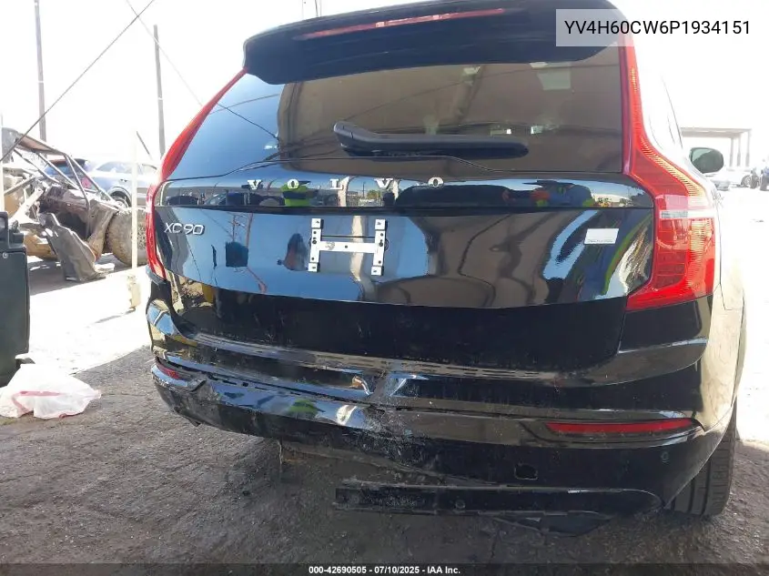 2023 Volvo Xc90 T8 Plus Dark Theme 7-Seater VIN: YV4H60CW6P1934151 Lot: 42690505