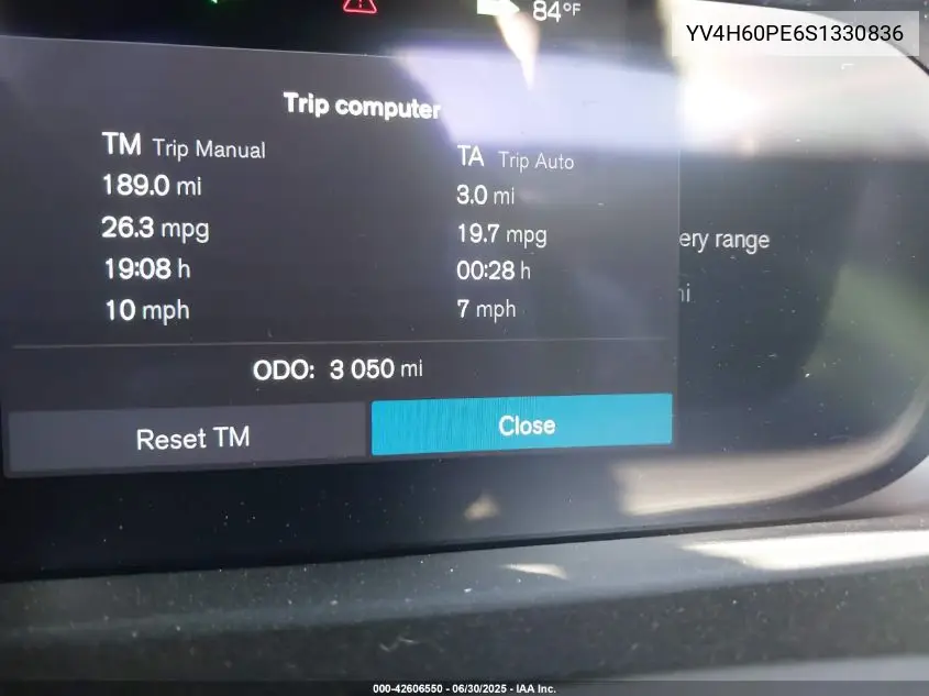 2025 Volvo Xc90 Plug-In Hybrid T8 Plus 7-Seater VIN: YV4H60PE6S1330836 Lot: 42606550