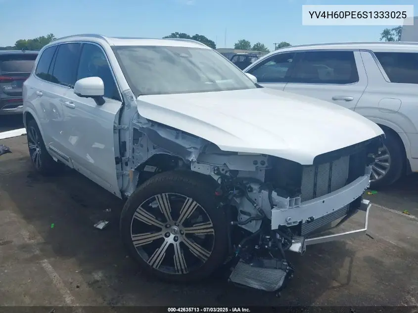 2025 Volvo Xc90 Plug-In Hybrid T8 Plus 7-Seater VIN: YV4H60PE6S1333025 Lot: 42635713