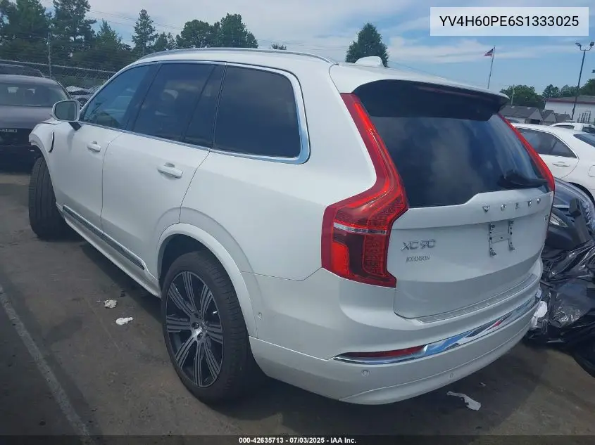 2025 Volvo Xc90 Plug-In Hybrid T8 Plus 7-Seater VIN: YV4H60PE6S1333025 Lot: 42635713