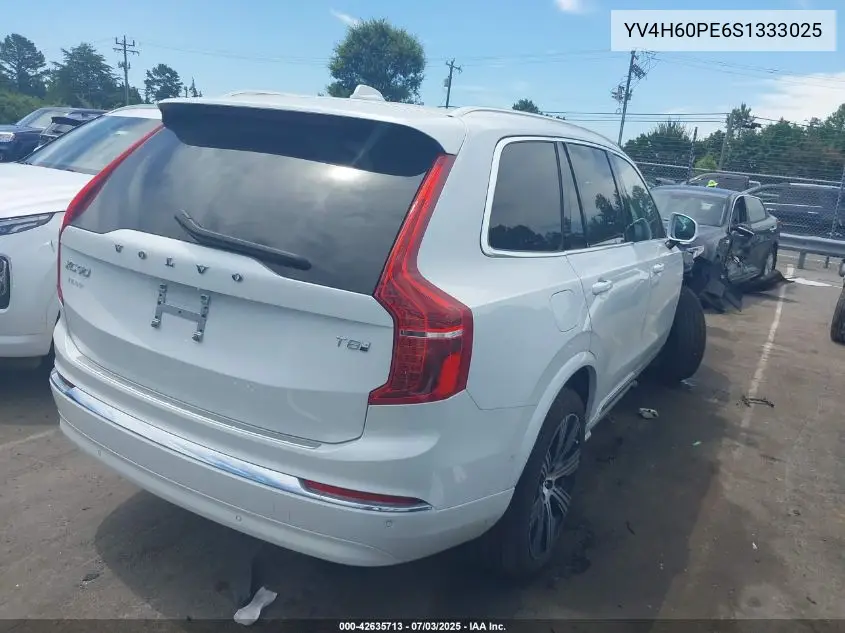 2025 Volvo Xc90 Plug-In Hybrid T8 Plus 7-Seater VIN: YV4H60PE6S1333025 Lot: 42635713
